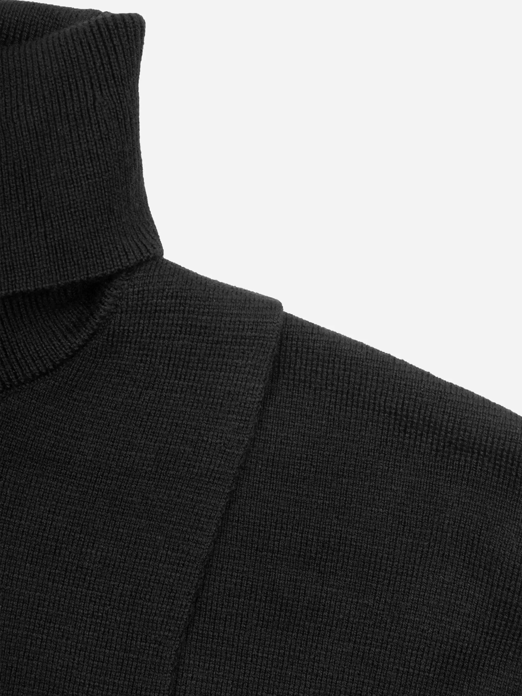 006 - Oversized Asymmetric Knit Turtleneck