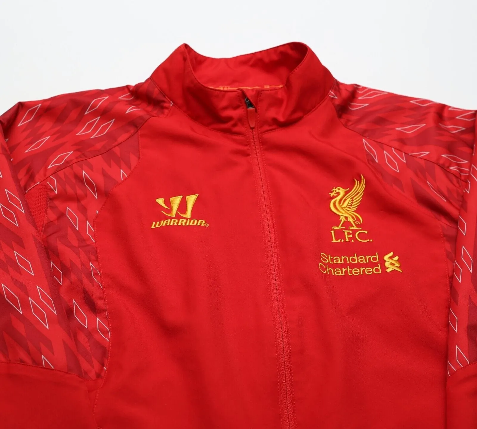 2013/14 LIVERPOOL Vintage Warrior Football Presentation Jacket Track Top (M)