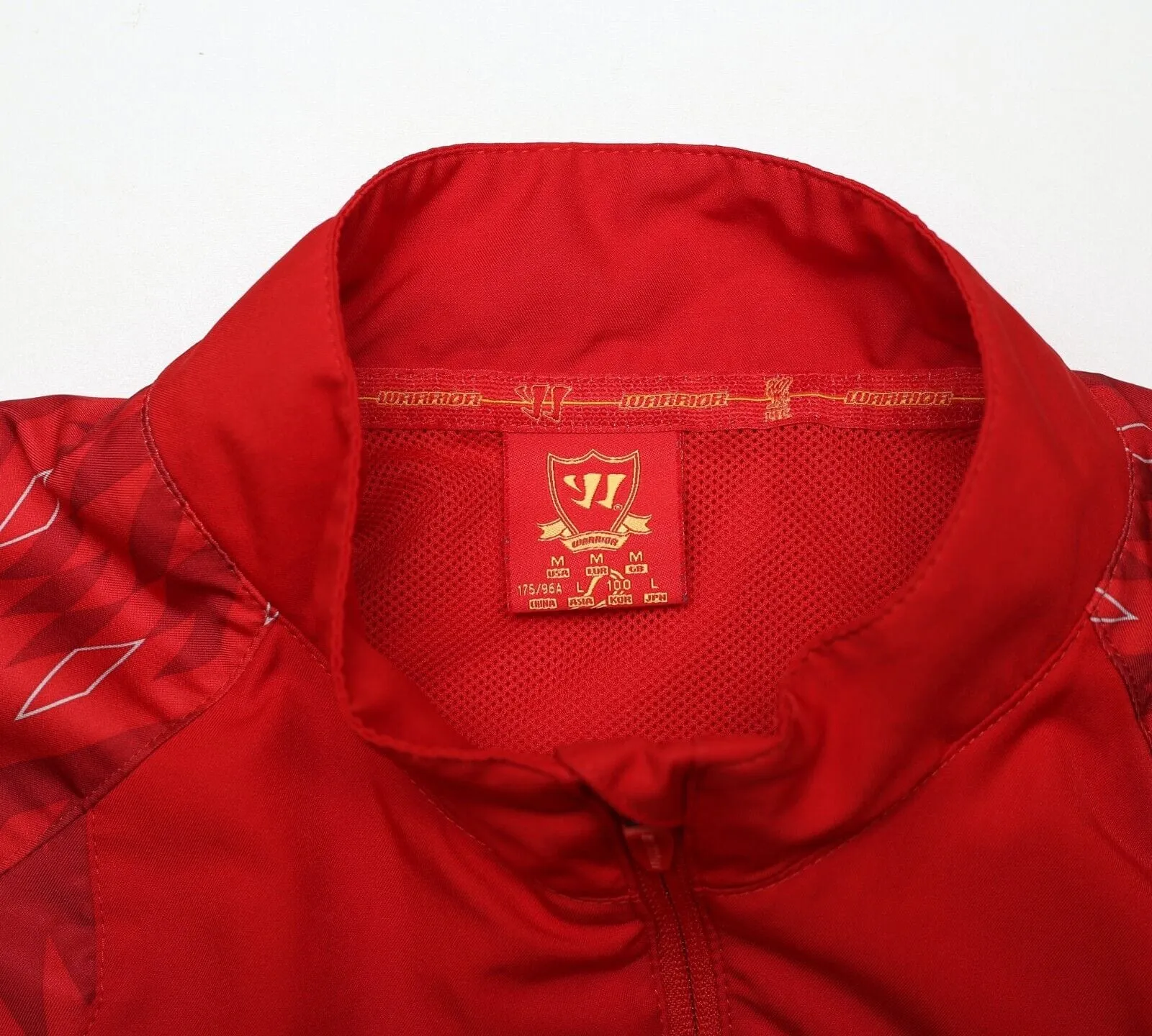 2013/14 LIVERPOOL Vintage Warrior Football Presentation Jacket Track Top (M)