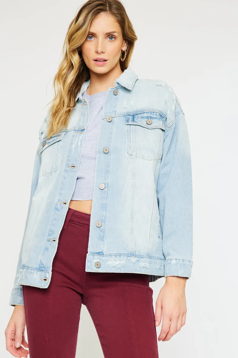 Aaliyah Oversized Denim Jacket