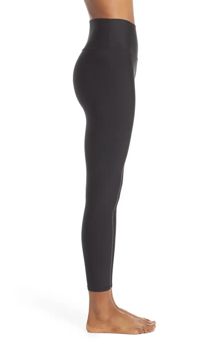 Alo Yoga Women's Airlift High-Rise 7/8 Midi Leggings, Black, Large