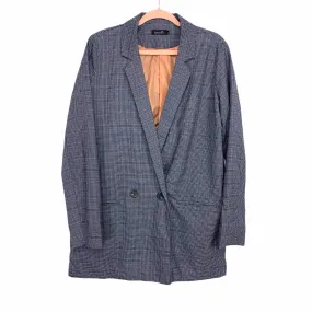 Amaryllis Grey Plaid Blazer- Size L