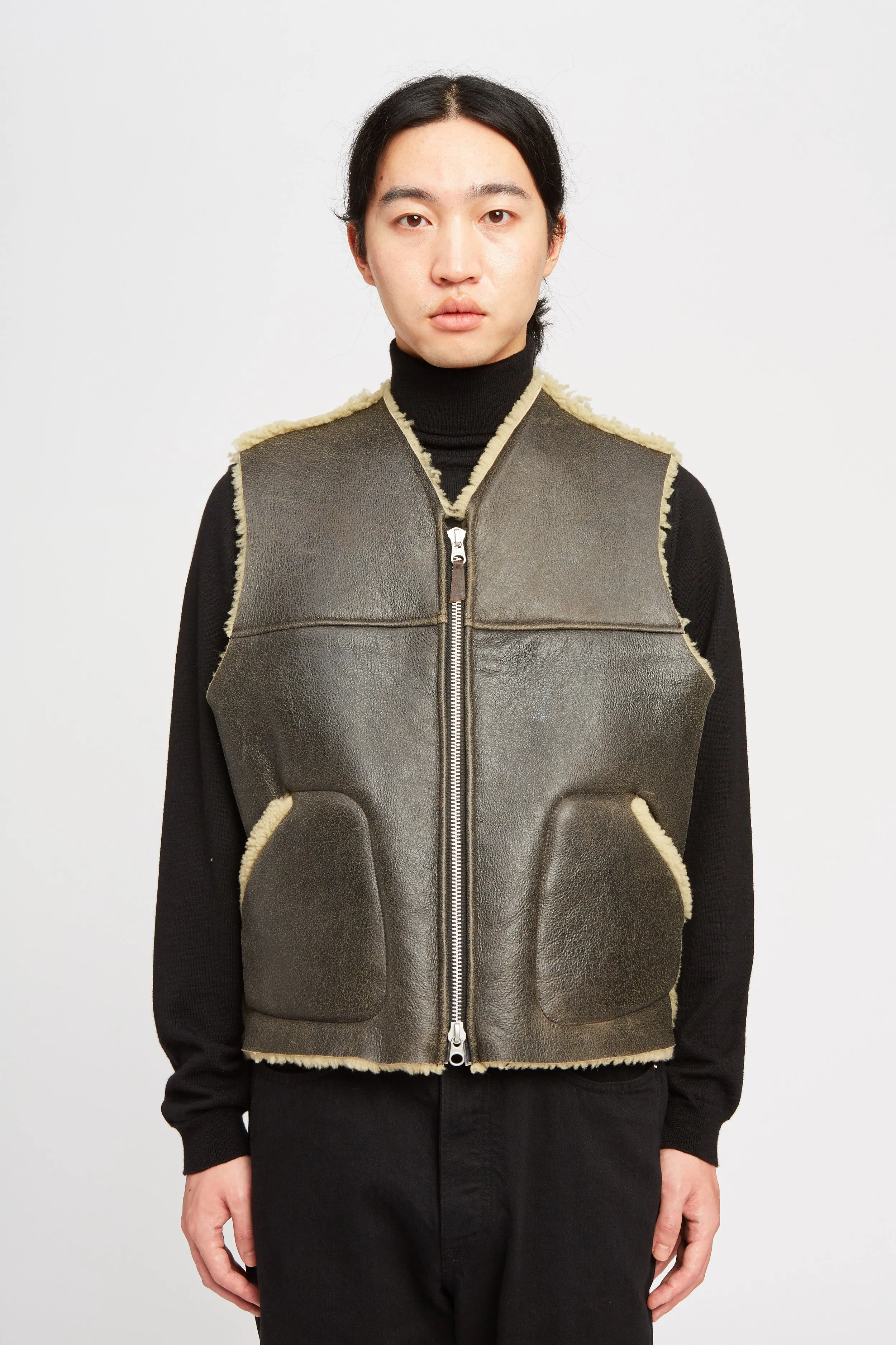 Bass Black Shearling