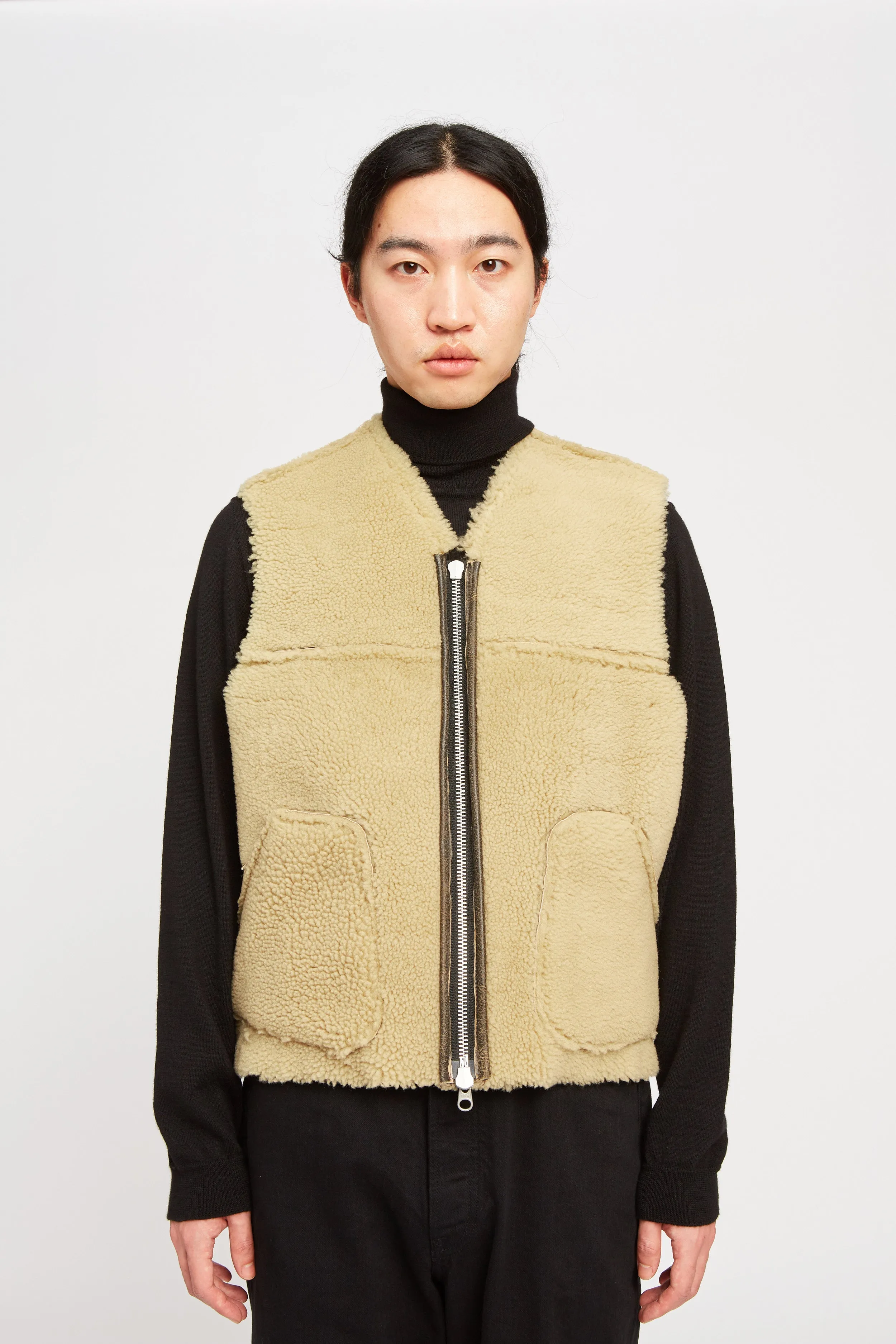 Bass Black Shearling