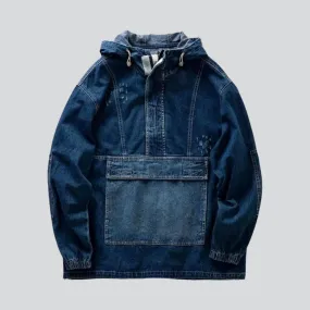 Big front pocket streetwear denim jacket