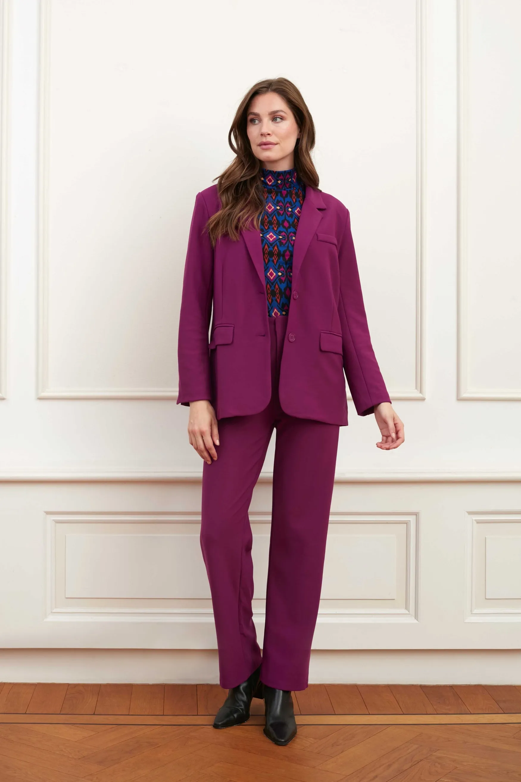 Blazer Quinn | Plum