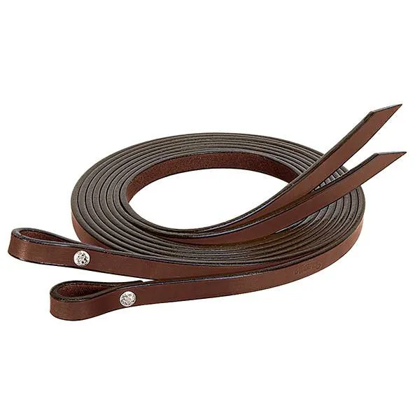 Bridle Leather Split Reins, 5/8" x 7