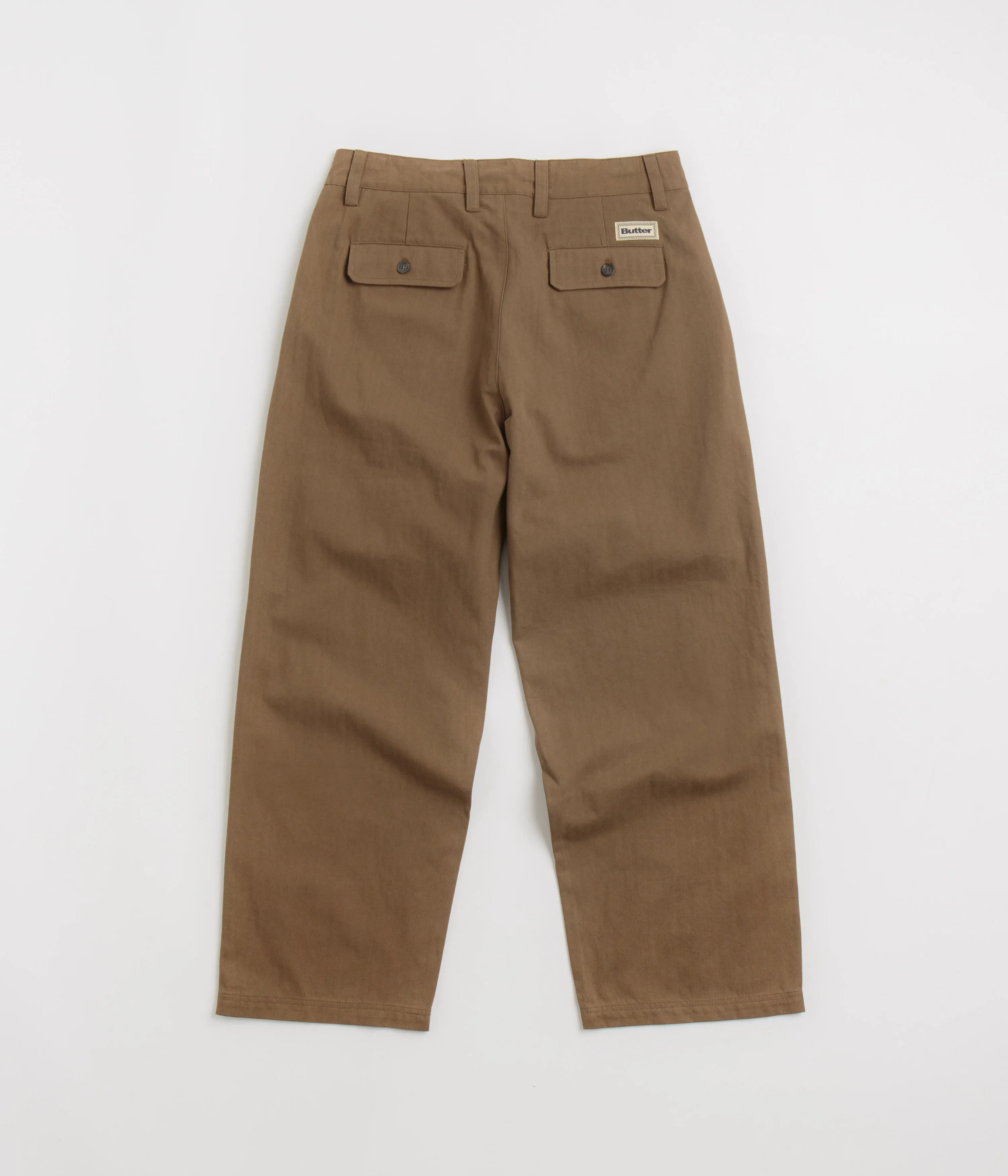 Butter Goods Pleated Trousers - Brown