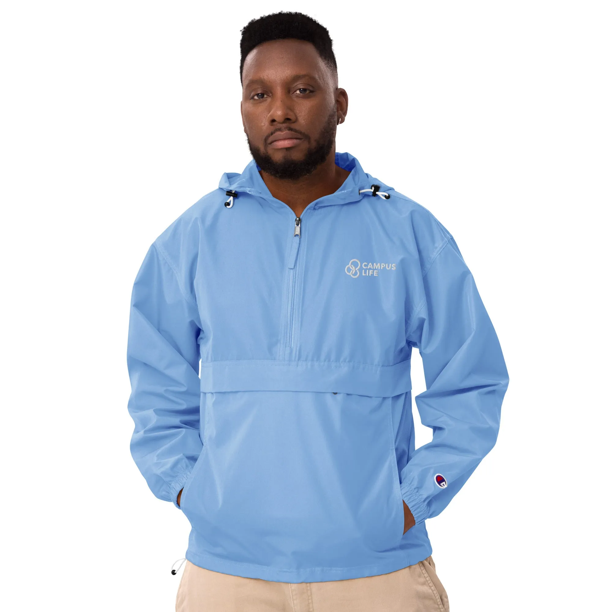 Campus Life Embroidered Champion Packable Jacket