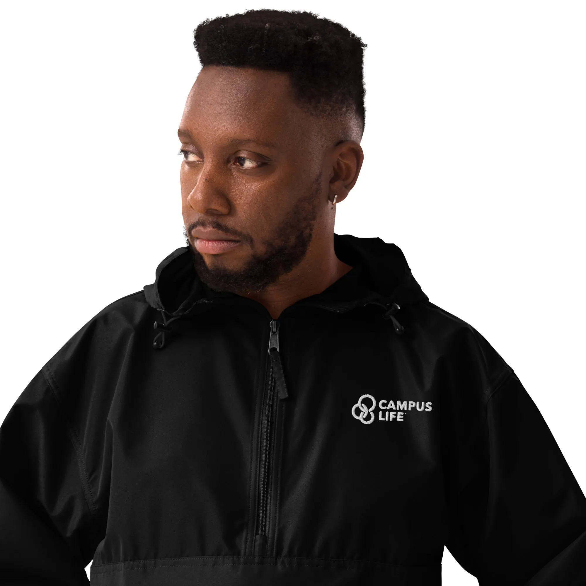 Campus Life Embroidered Champion Packable Jacket