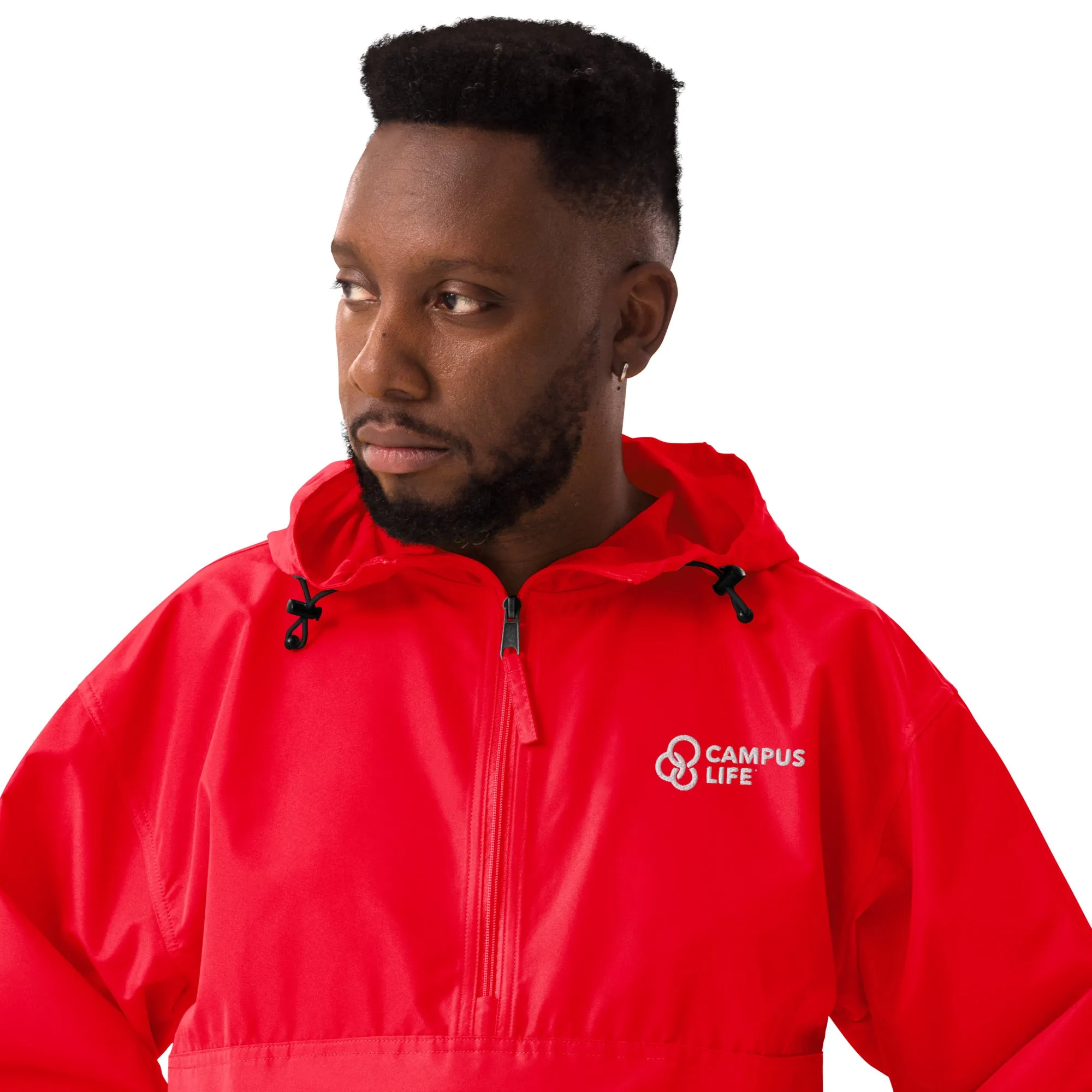 Campus Life Embroidered Champion Packable Jacket