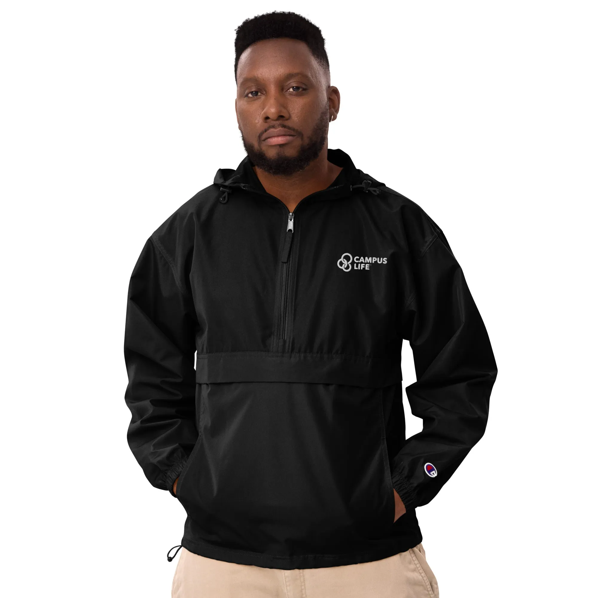 Campus Life Embroidered Champion Packable Jacket