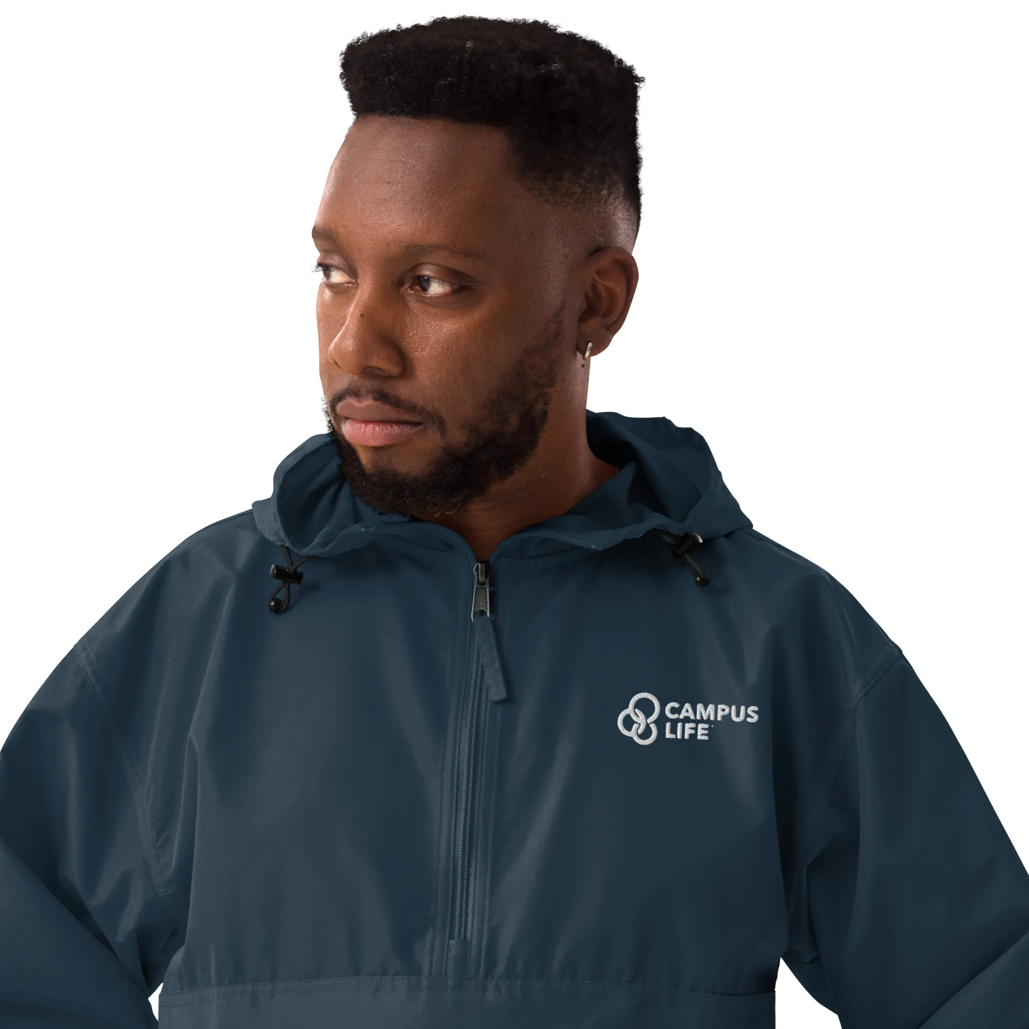 Campus Life Embroidered Champion Packable Jacket