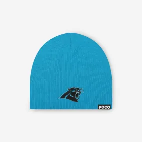 Carolina Panthers Basic Primary Logo Skull Beanie