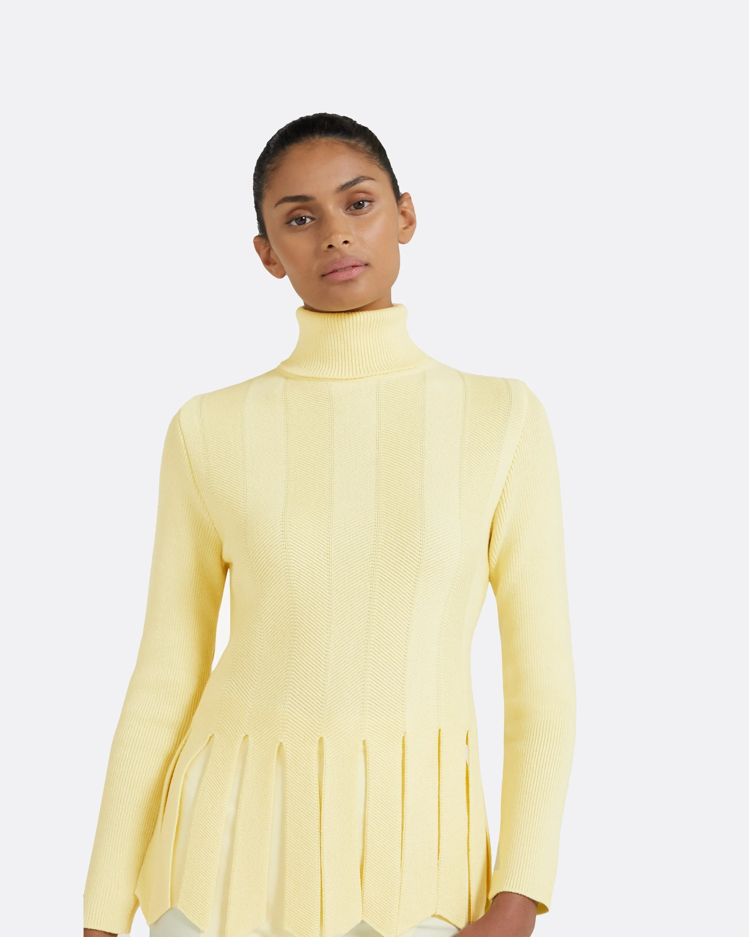 Cava Pale Primrose Knit