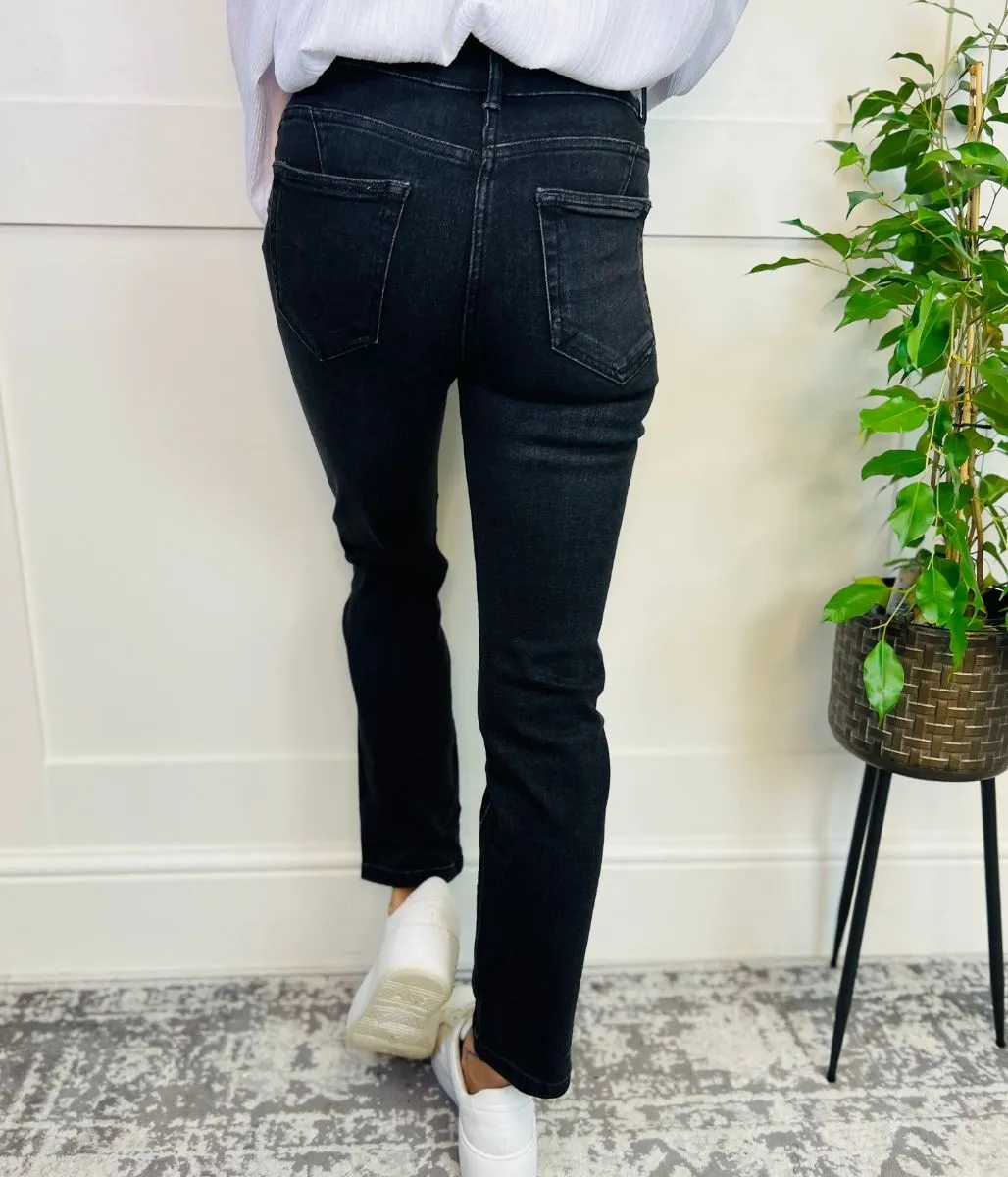 Charcoal Waist Enhancer Slim Jeans