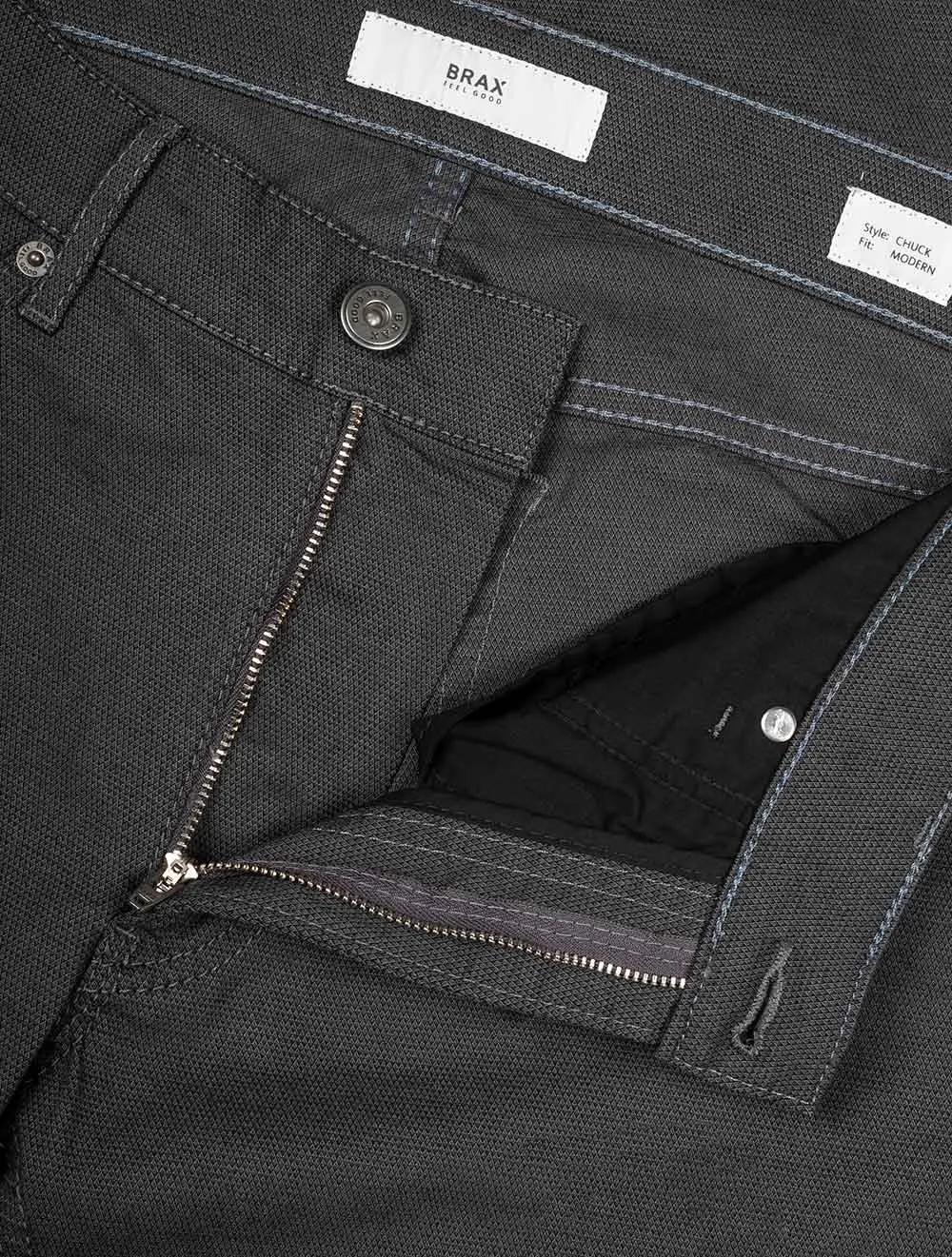 Chuck 5 Pocket Trousers-Grey