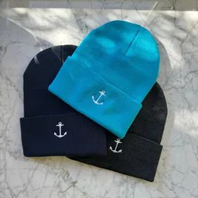 D Anchor Cuffed Beanie