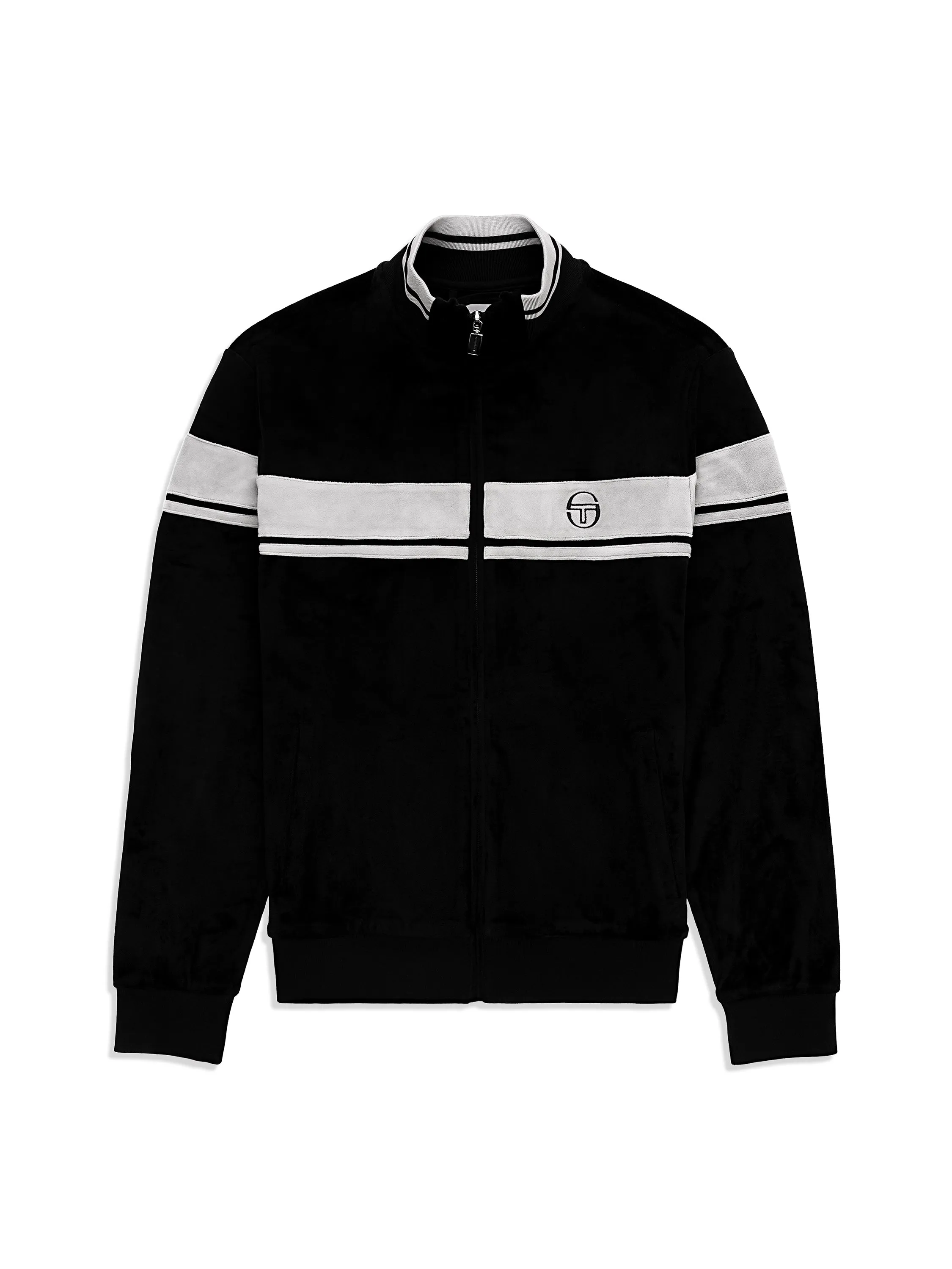 Damarindo Velour Track Jacket- Black Beauty