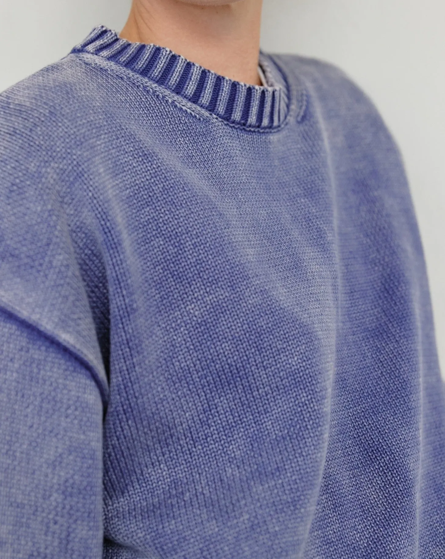 Declan Sweater in Washed Blue