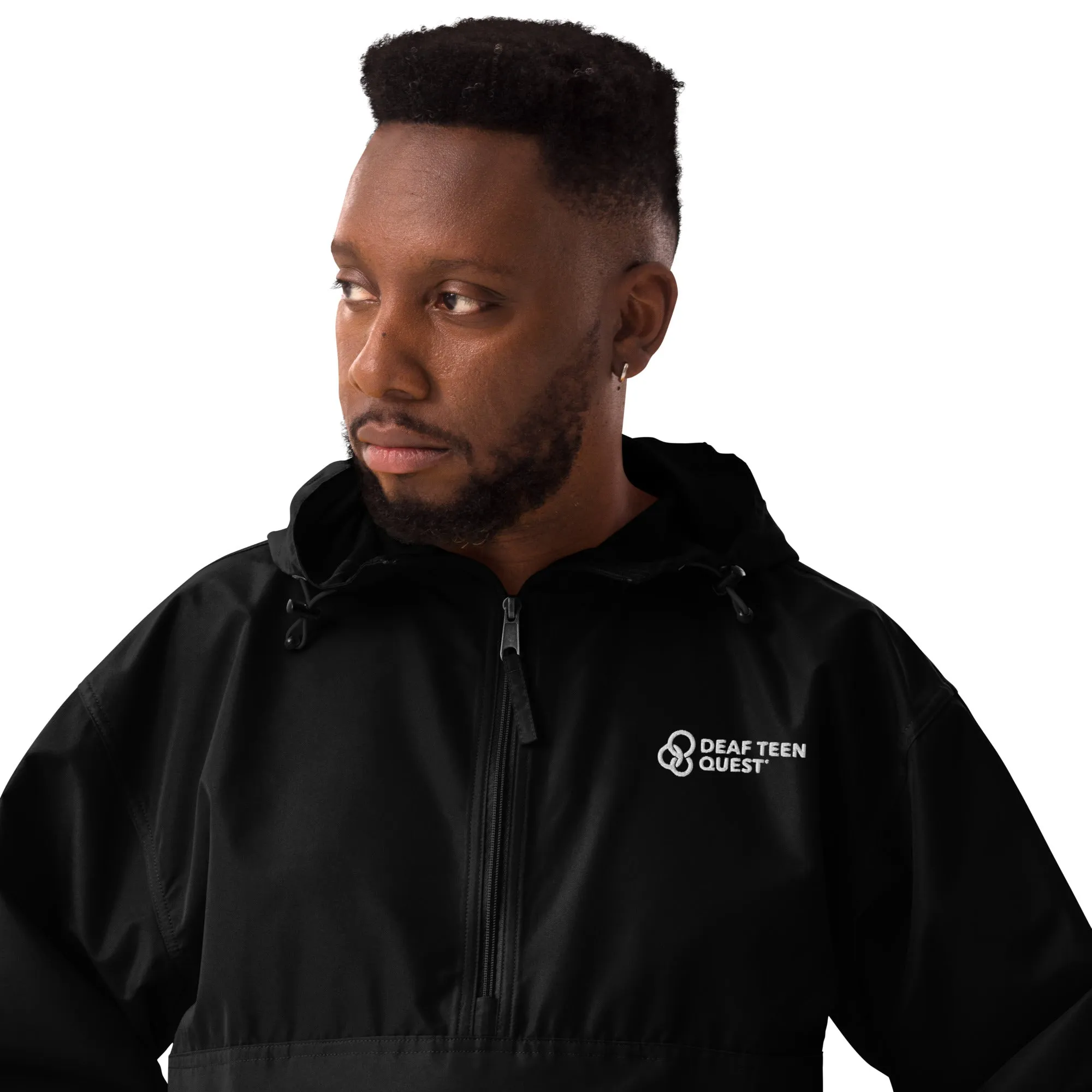 DTQ Embroidered Champion Packable Jacket