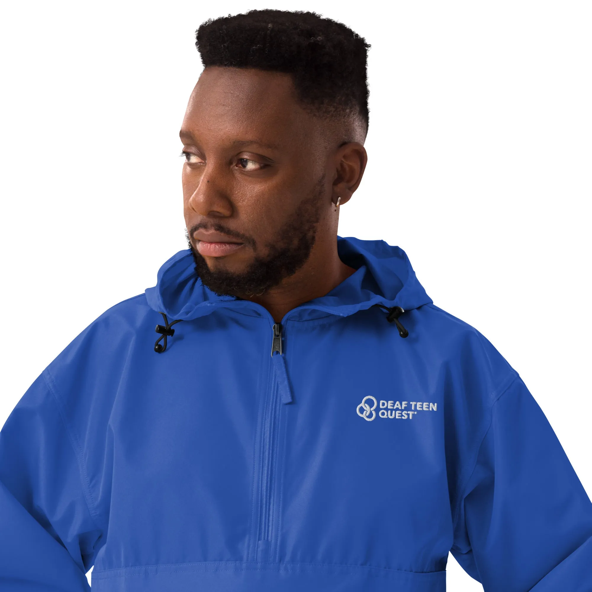 DTQ Embroidered Champion Packable Jacket