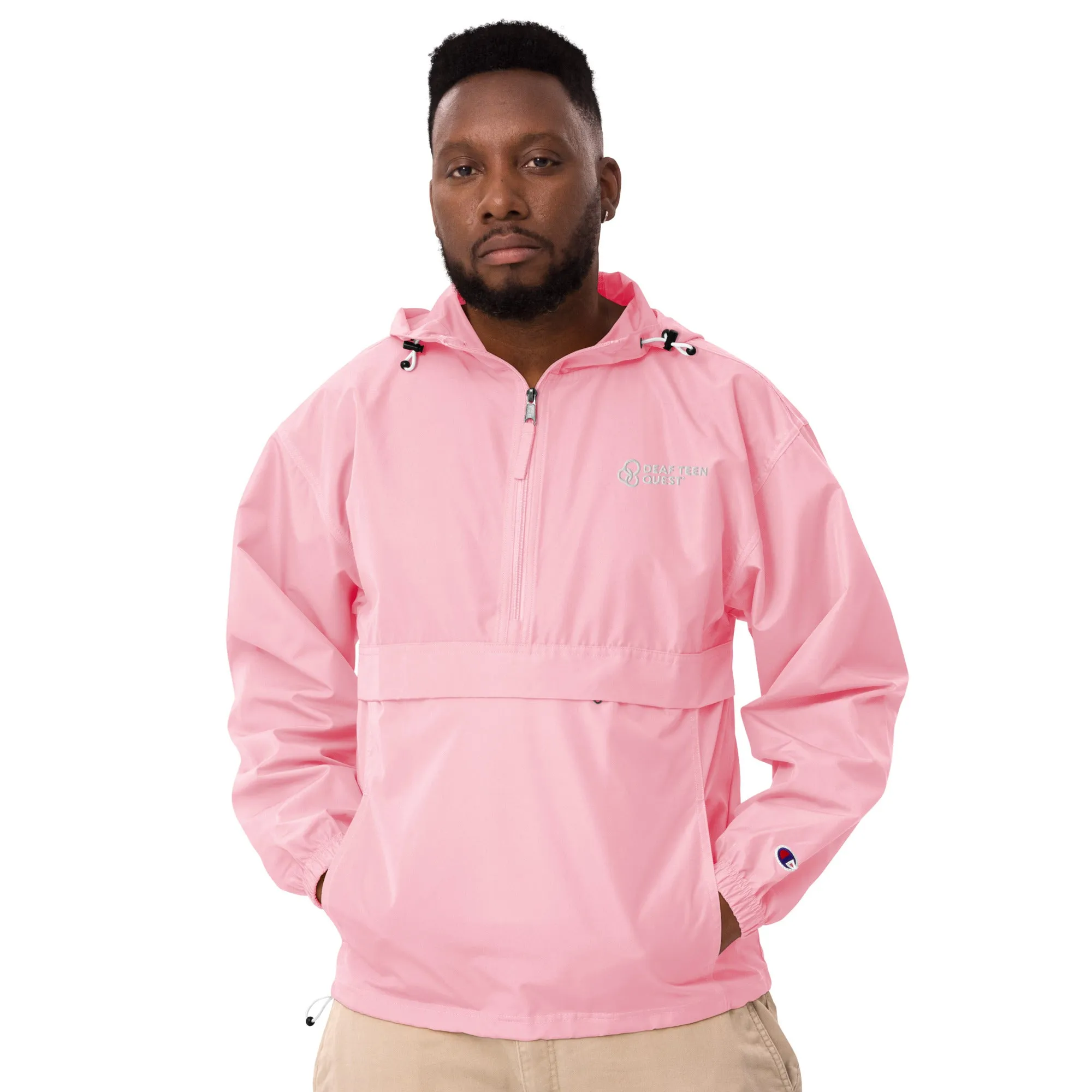 DTQ Embroidered Champion Packable Jacket