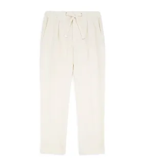 East Harbour Surplus Oxnard Washed Corduroy Easy Trousers: Off White