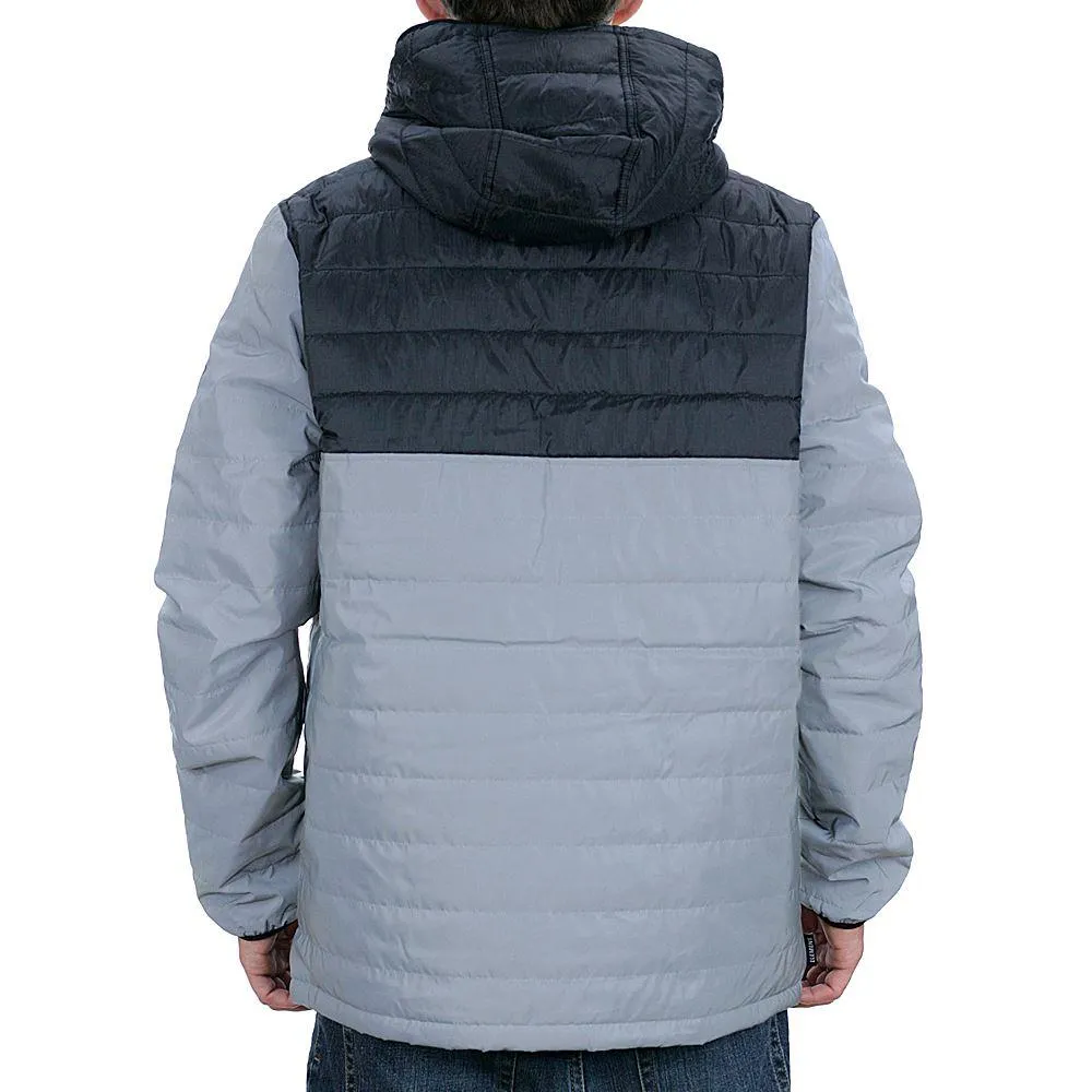 Element Alder Puff Pop Jacket Black Grey Reflective