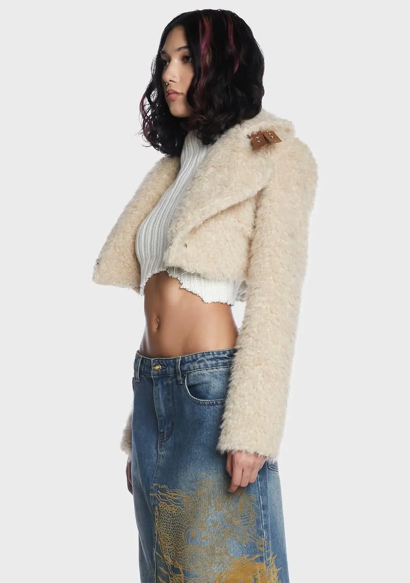 Feel Like Fall Shearling Jacket