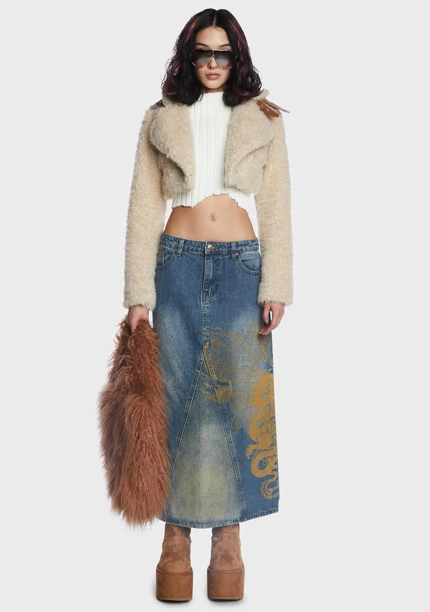 Feel Like Fall Shearling Jacket