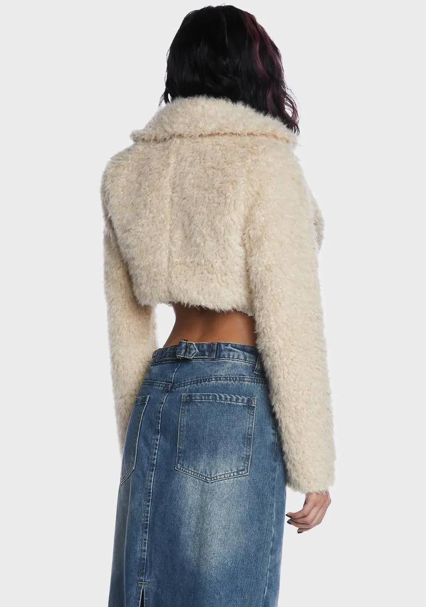 Feel Like Fall Shearling Jacket