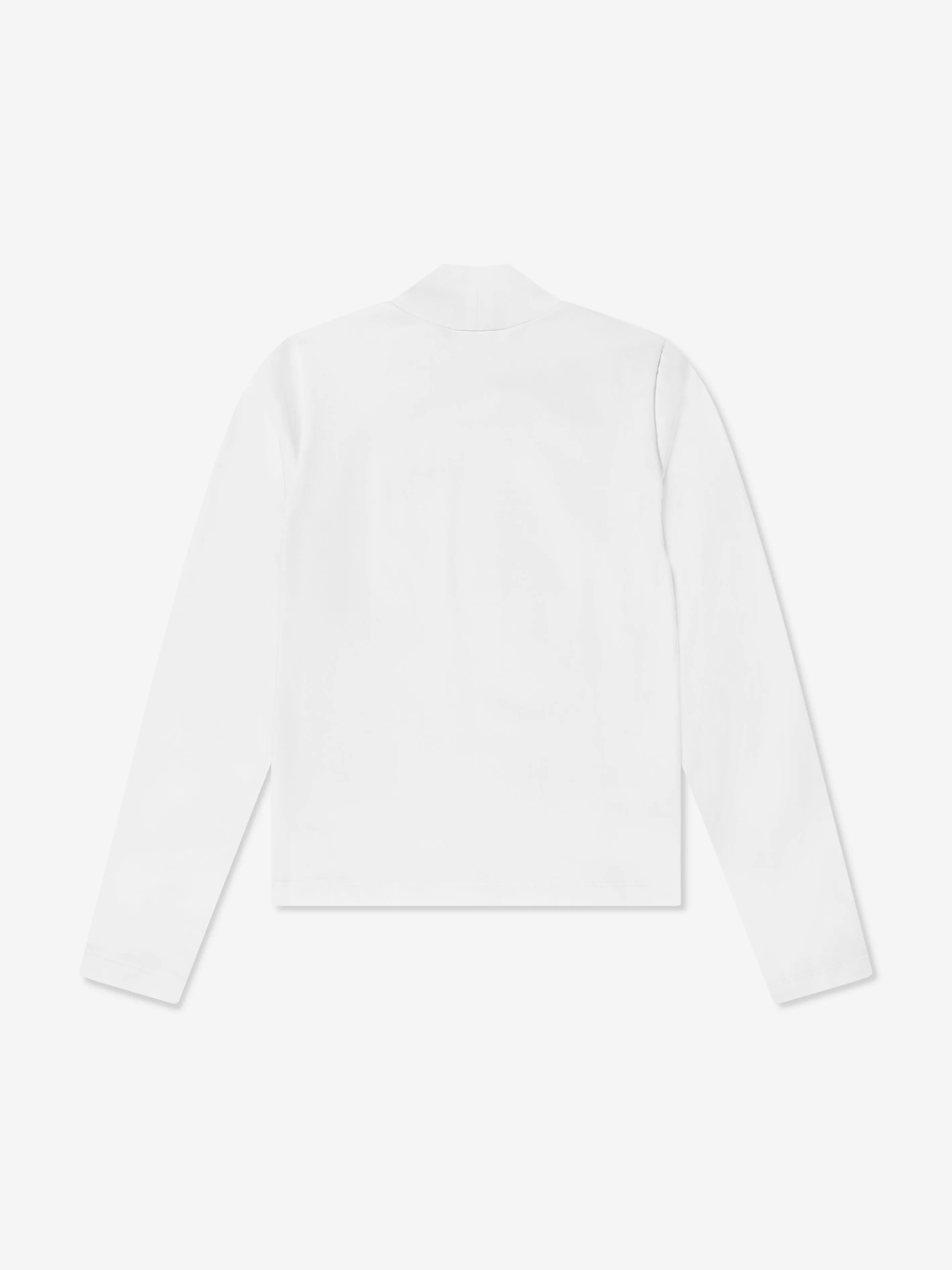 Fendi Girls Turtleneck Top in White