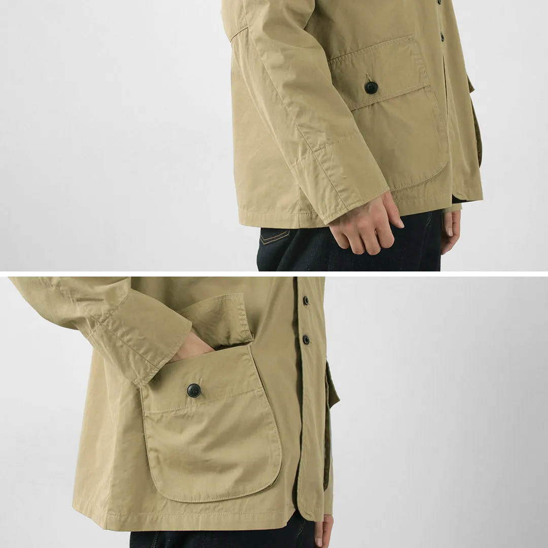 FOB FACTORY / F2439 Cotton nylon packable field jacket