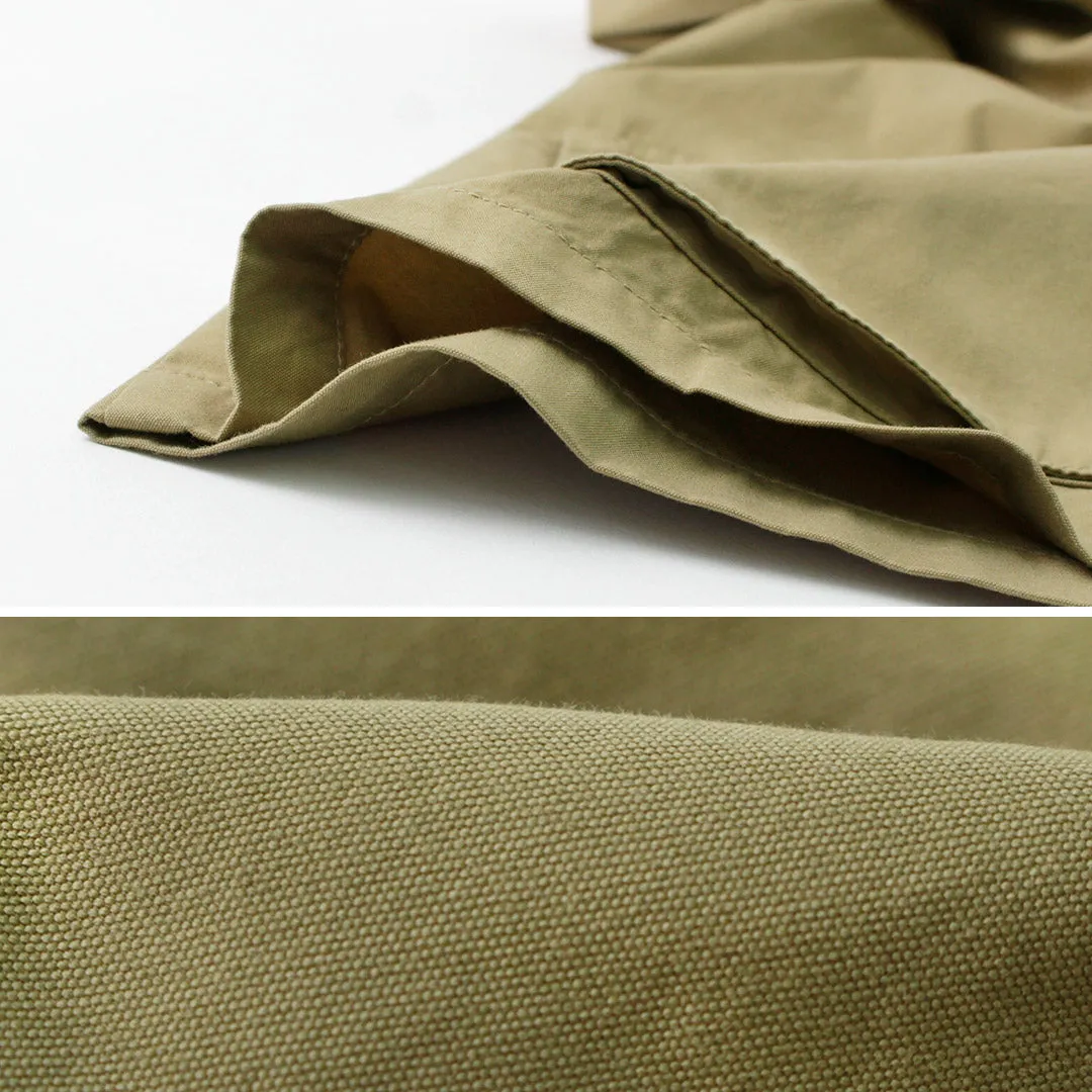 FOB FACTORY / F2439 Cotton nylon packable field jacket