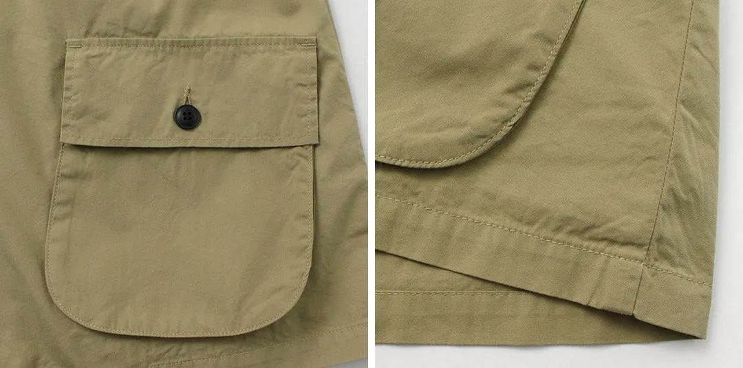 FOB FACTORY / F2439 Cotton nylon packable field jacket