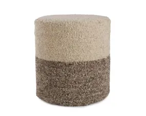 Folke FOL02 Cream/Brown Pouf