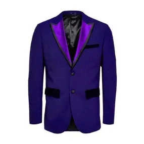 Jeff Daniel Phillips Purple Blazer