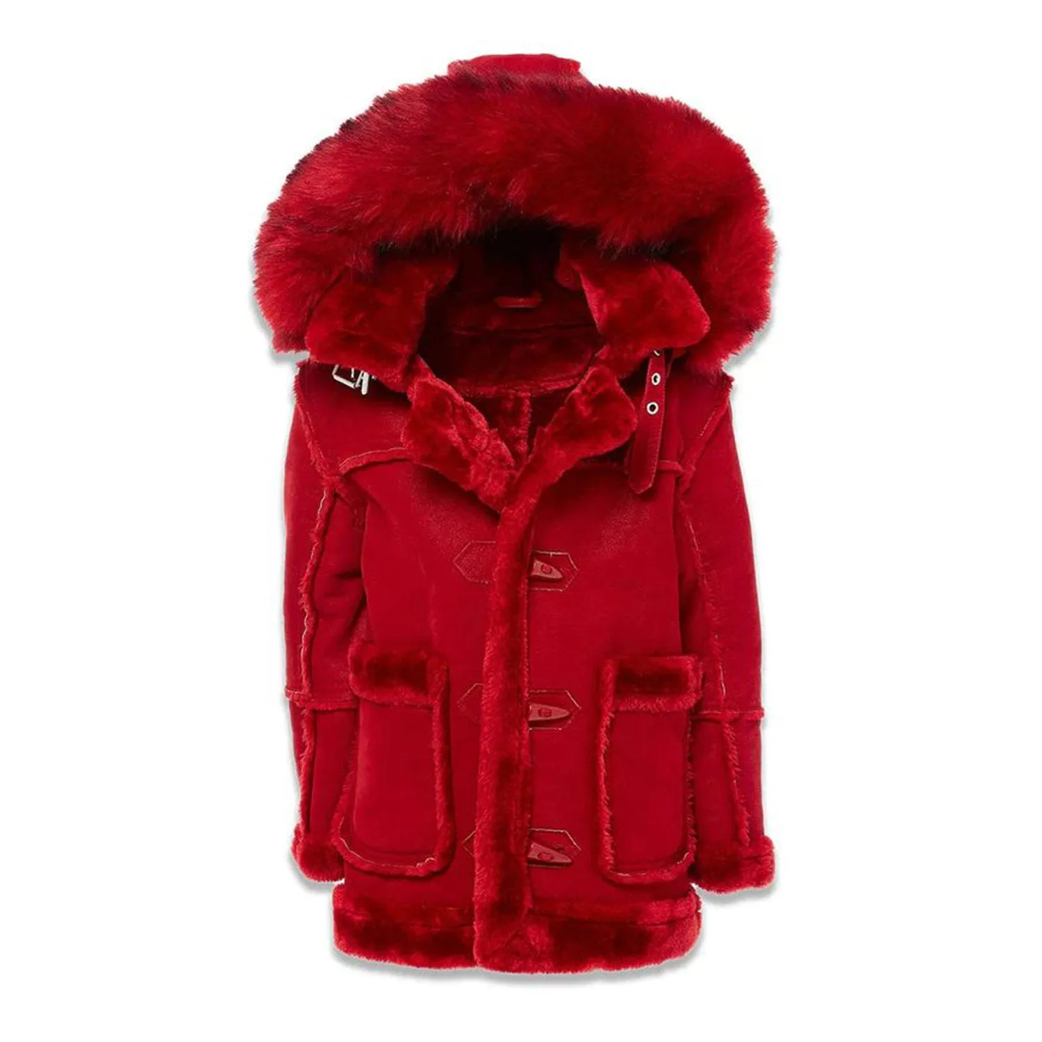 Jordan Craig Denali Shearling Kids Jacket Red