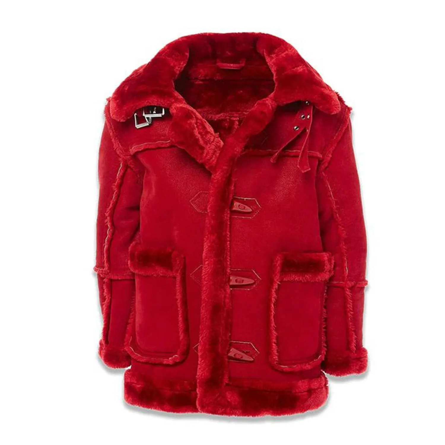 Jordan Craig Denali Shearling Kids Jacket Red