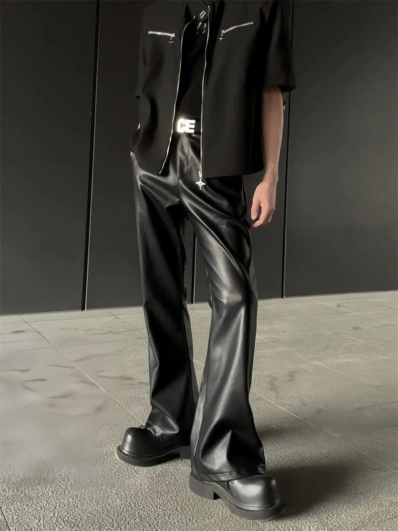 Leather Casual Wide Pants ACT0007