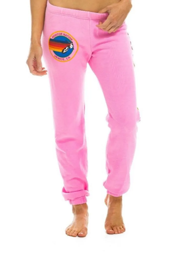 Logo Sweatpant Neon Pink