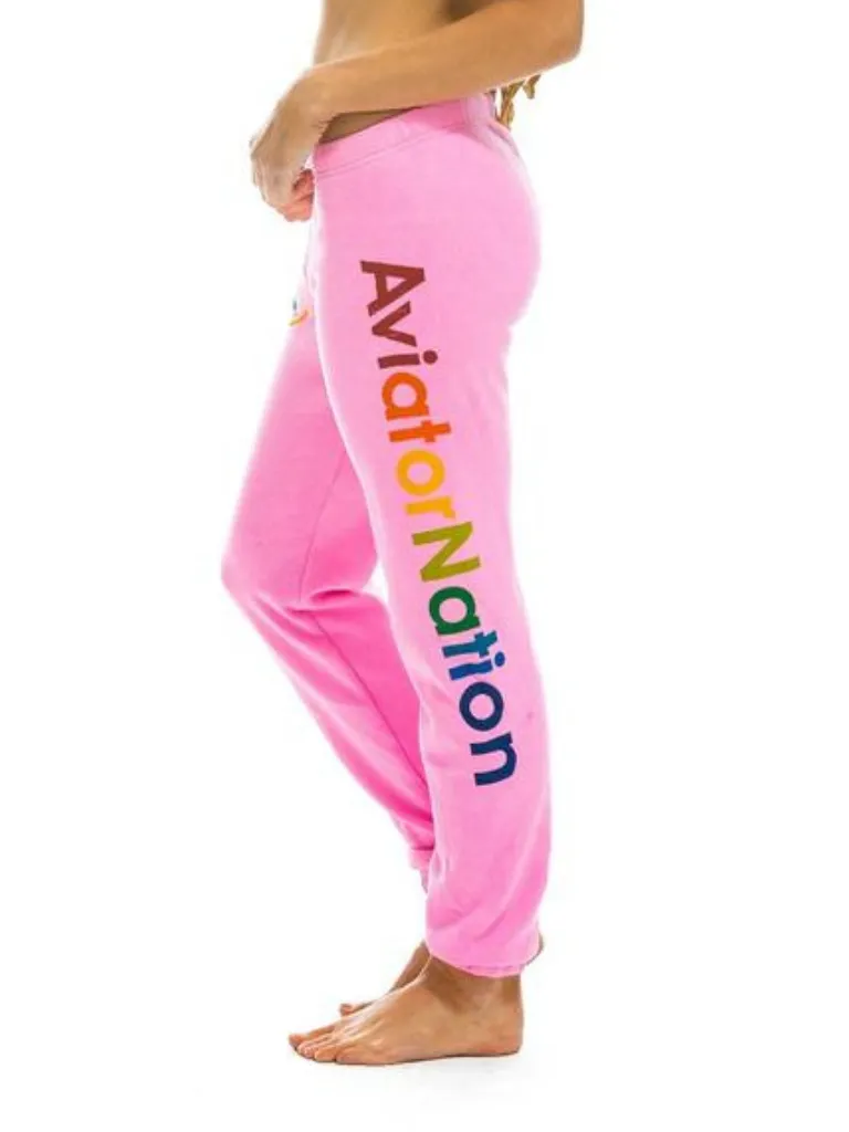 Logo Sweatpant Neon Pink