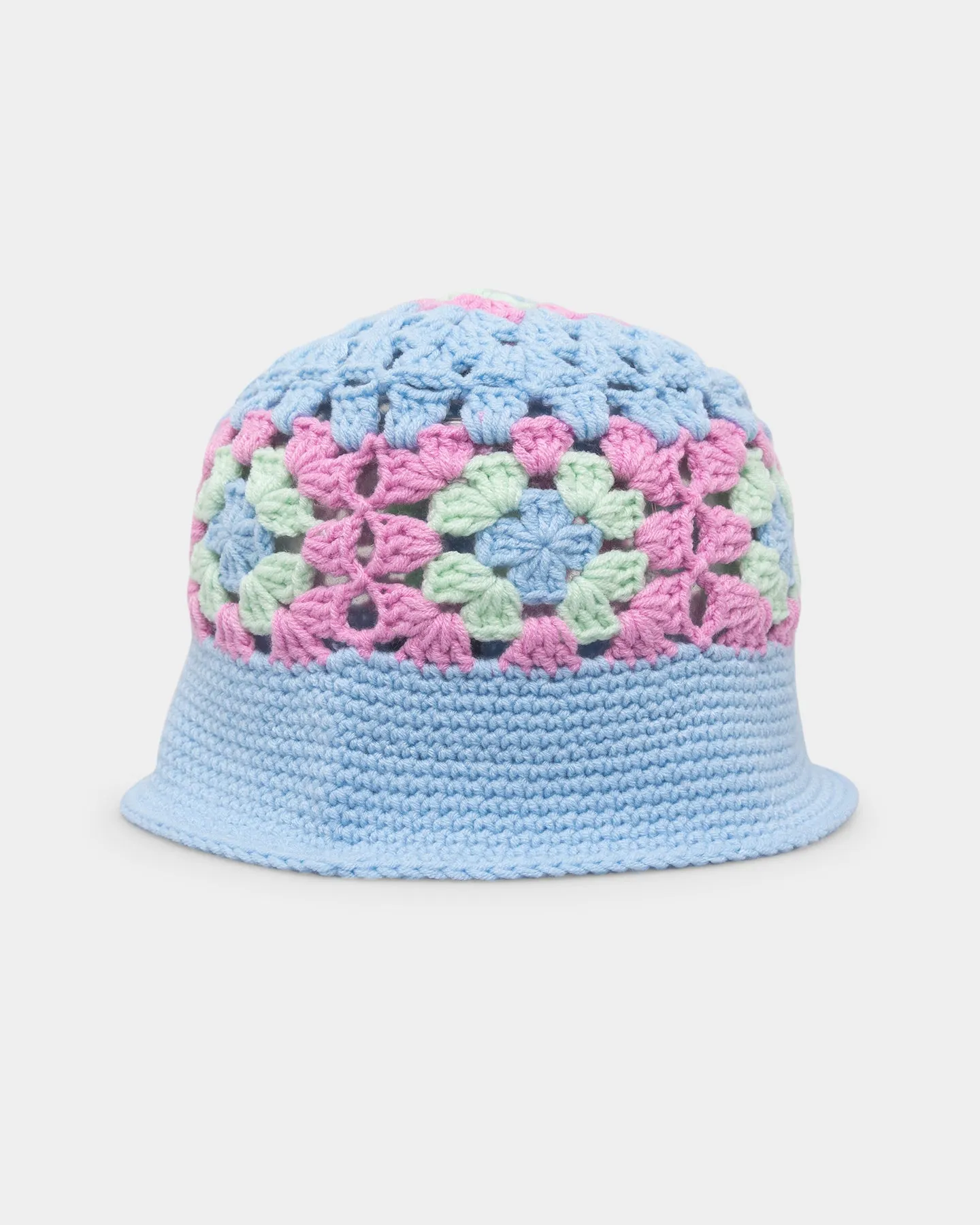 Loiter Crochet Bucket Hat Multi Pastel