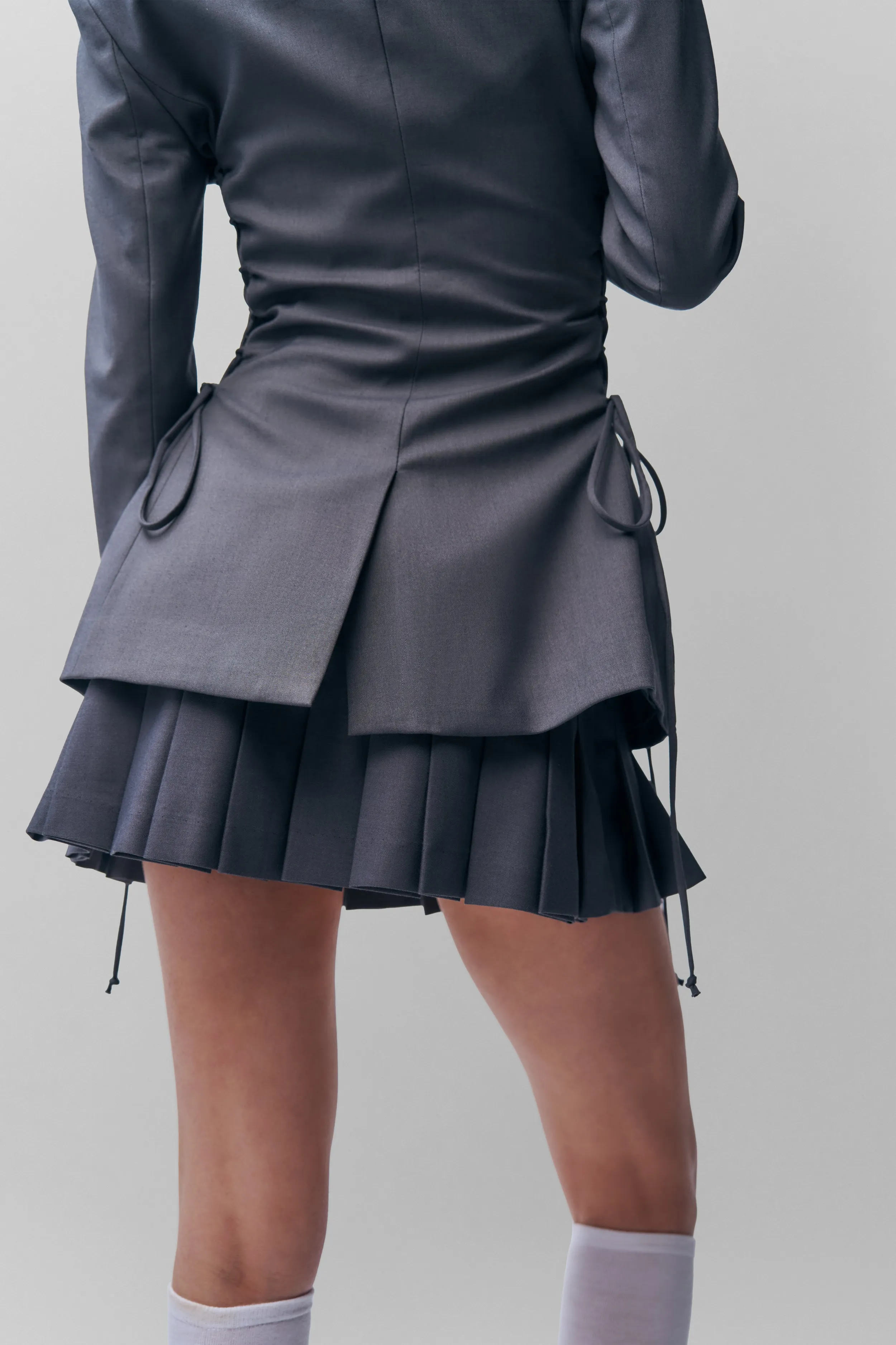 Lyneth Pleated Mini Skirt