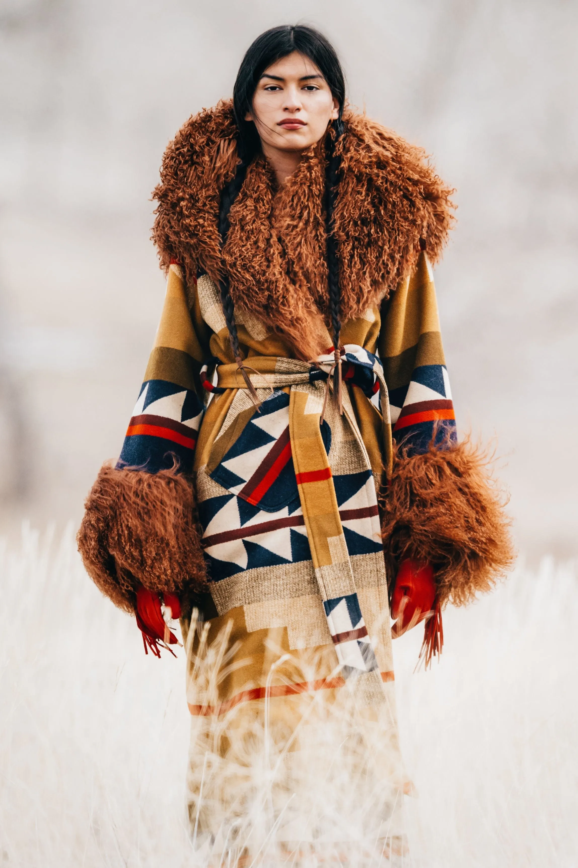 Medicine Bow Shearling Duster