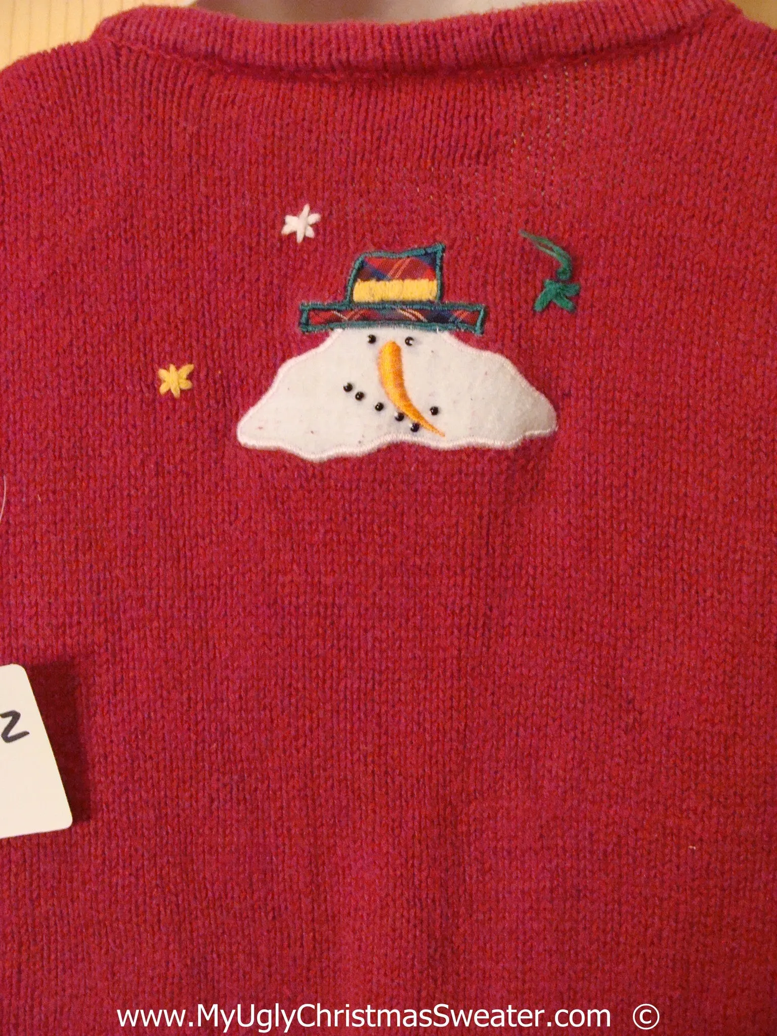 Melting Snowman Festive Christmas Sweater Vest