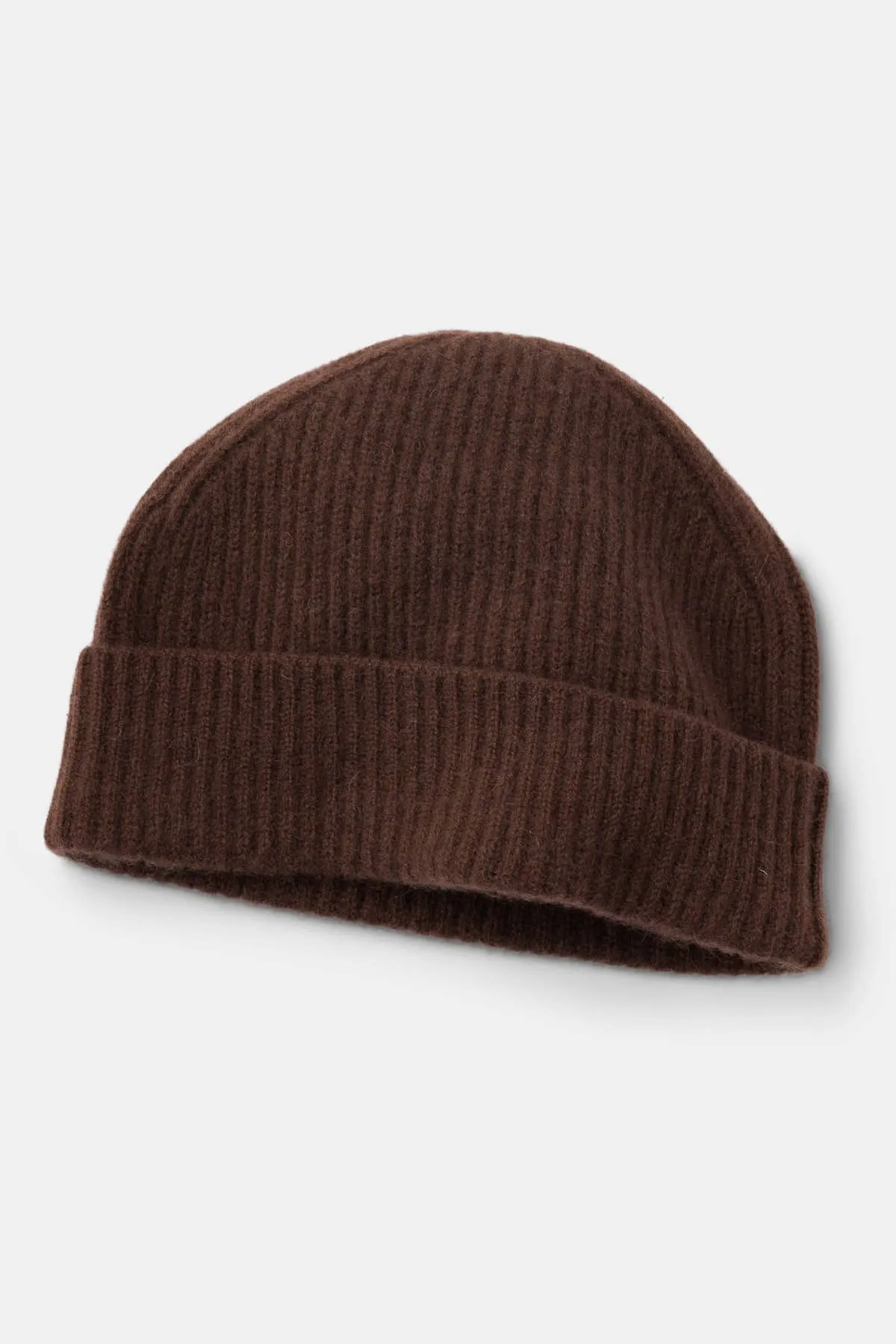 Men's 100% Pure Cashmere Ribbed Hat