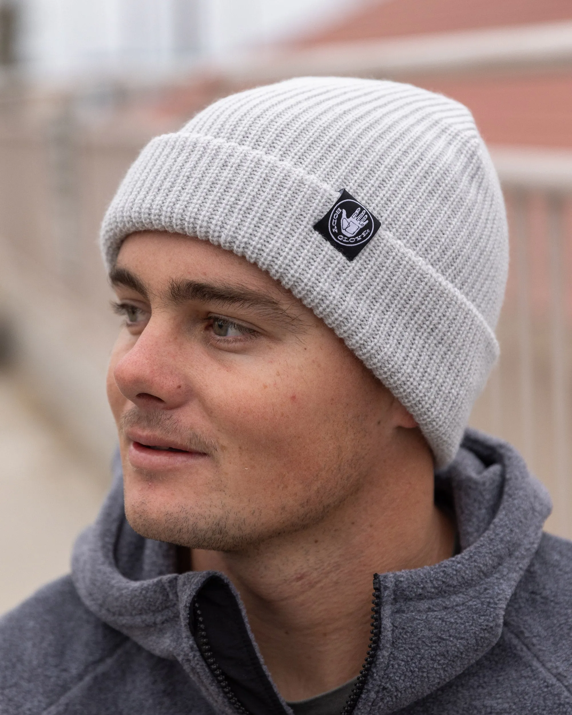 Men's Patrol Acrylic Beanie - Heather Gray