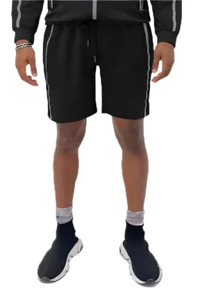 Mens Taped Stripe Basketball Shorts